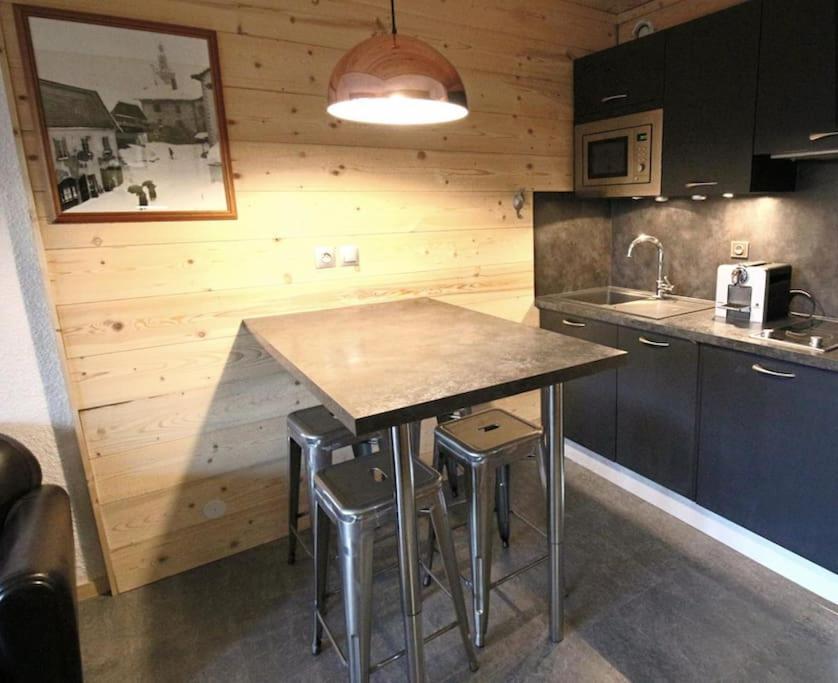Studio Avec Coin Montagne Au Pied Des Pistes Megève Dış mekan fotoğraf